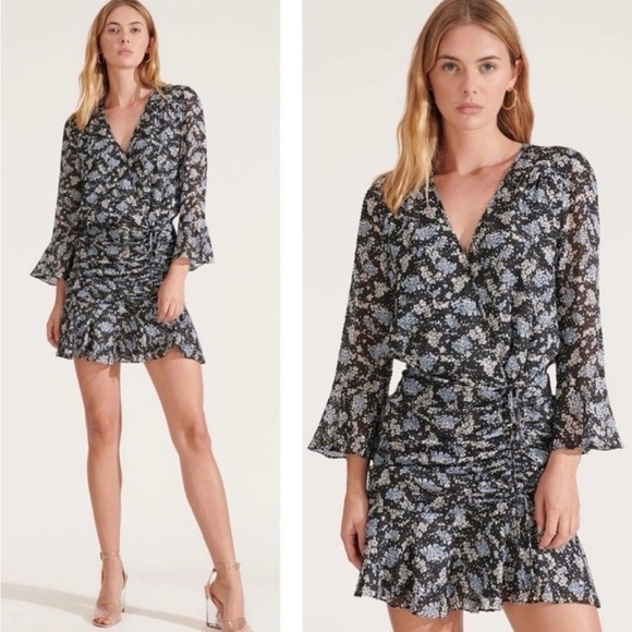 VERONICA BEARD Sean floral jacquard silk minidress 6 - Picture 1 of 15